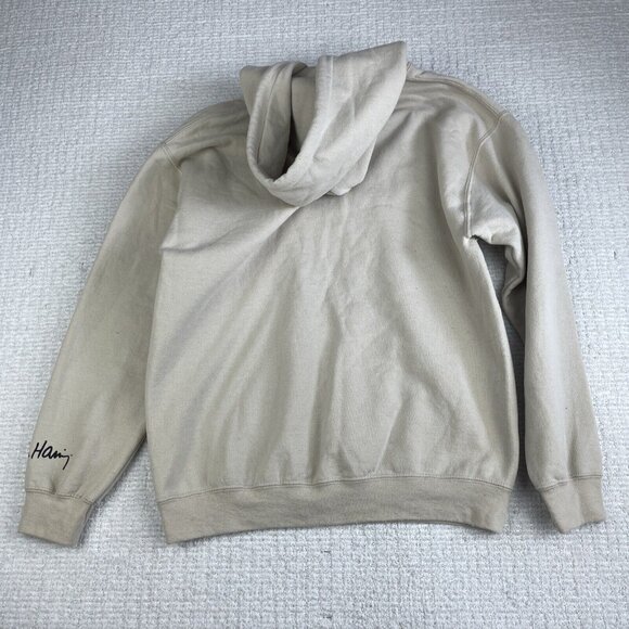 Keith Haring Foundation Sweatshirt Mens M Cream Off-white Graphic Print Hoodie - Picture 14 of 16